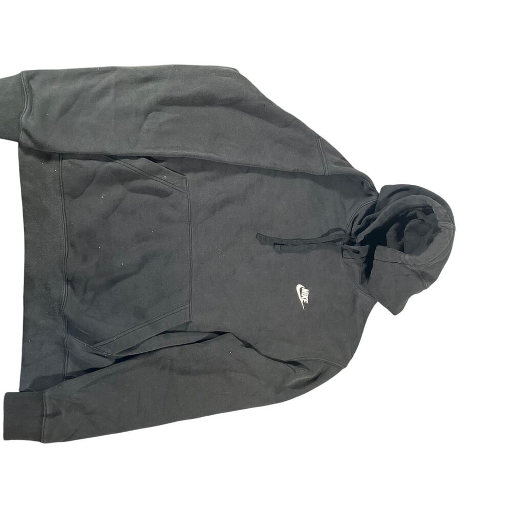 Nike Sportswear Club‎ Fleece Black Pullover Hoodie Men's Large